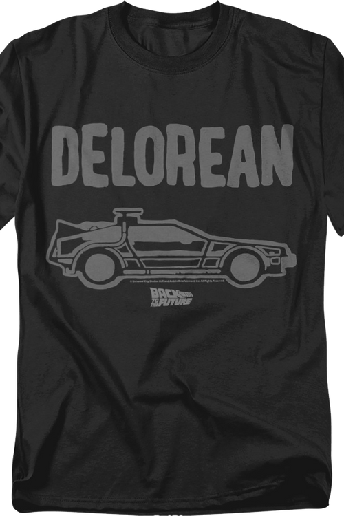 Vintage DeLorean Back To The Future T-Shirt