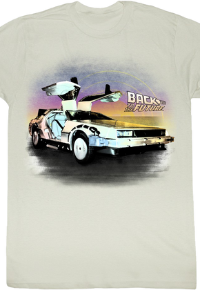 DeLorean Open Doors Back To The Future T-Shirt