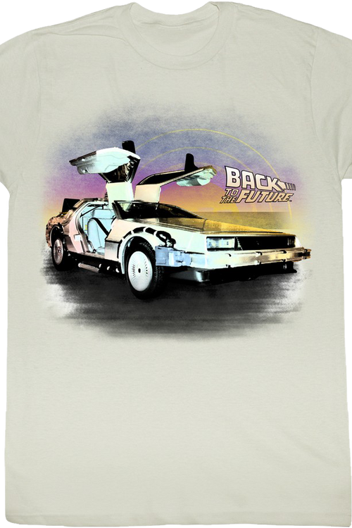 DeLorean Open Doors Back To The Future T-Shirt