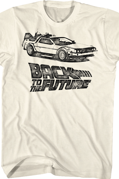 DeLorean Sketch Back To The Future T-Shirt