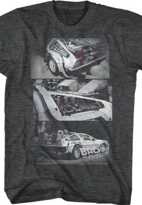 DeLorean Time Machine Perspectives Back To The Future T-Shirt