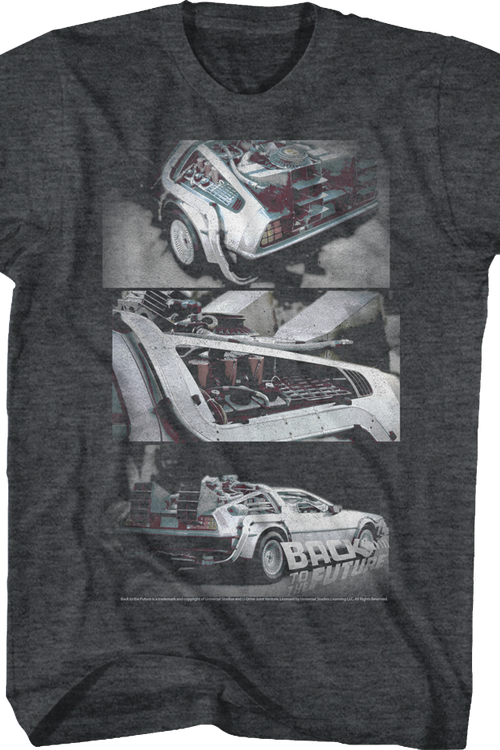 DeLorean Time Machine Perspectives Back To The Future T-Shirt