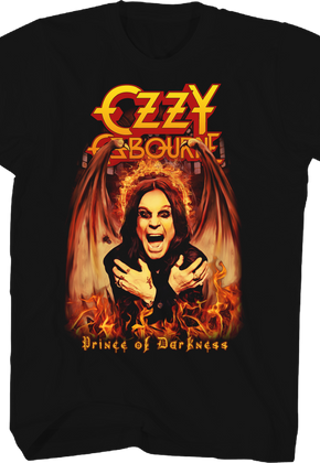 Demon Wings Prince of Darkness Ozzy Osbourne T-Shirt