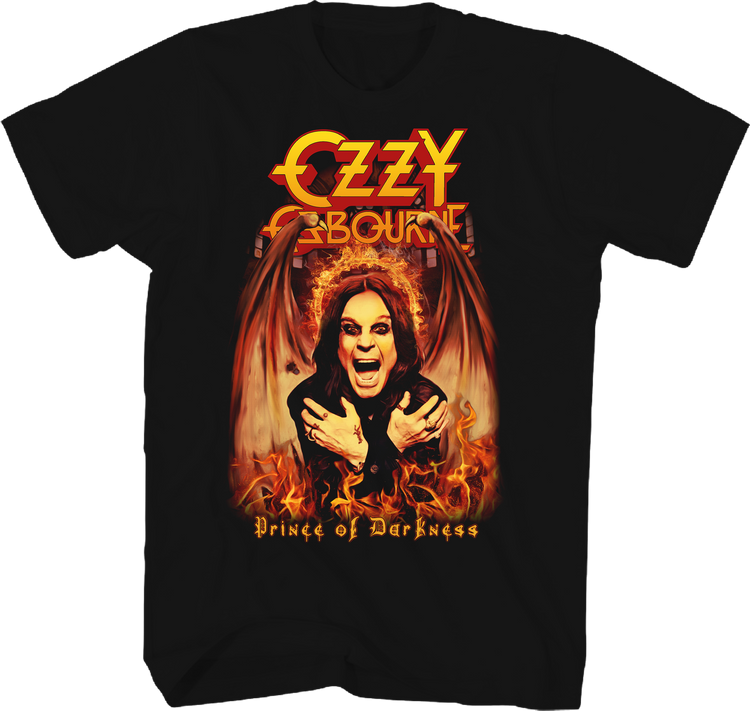 Demon Wings Prince of Darkness Ozzy Osbourne T-Shirt