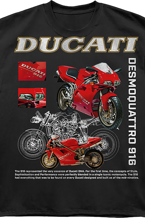 Desmoquattro 916 Ducati Oversized T-Shirt