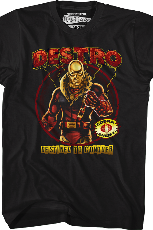 Destro Destined To Conquer GI Joe T-Shirt
