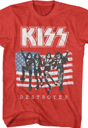 Destroyer Flag KISS T-Shirt