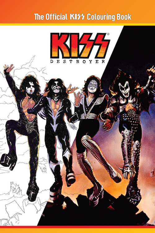 Destroyer Kiss Coloring Book