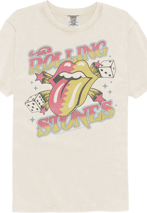 Dice And Stars Rolling Stones Comfort Colors Brand T-Shirt