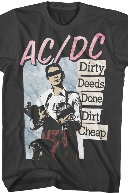 Dirty Deeds Done Dirt Cheap ACDC T-Shirt