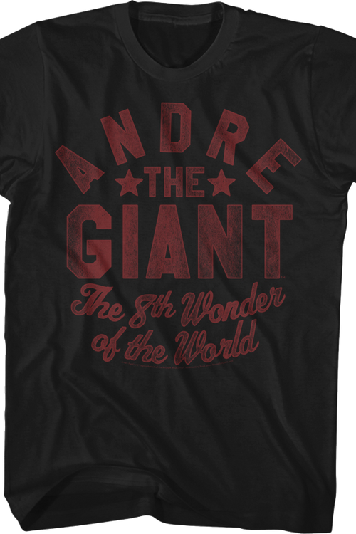 Distressed 8th Wonder Andre The Giant T-Shirt