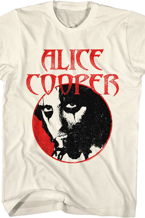 Distressed Circle Alice Cooper T-Shirt