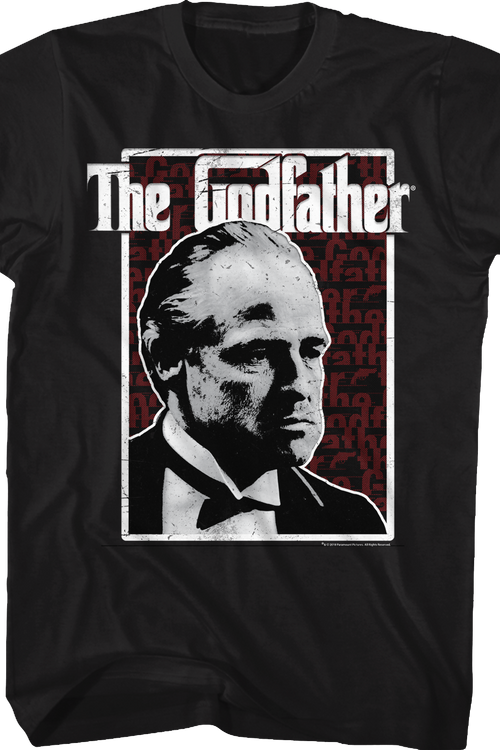 Distressed Frame Godfather T-Shirt
