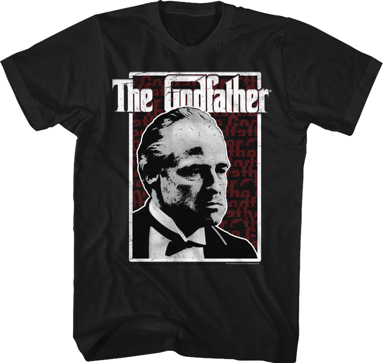 Distressed Frame Godfather T-Shirt