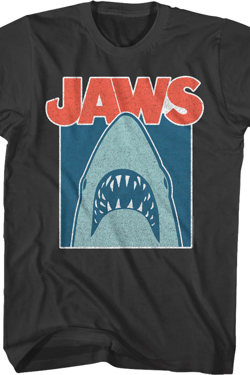 Distressed Frame Jaws T-Shirt