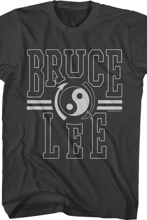 Distressed Gung Fu Institute Logo Bruce Lee T-Shirt