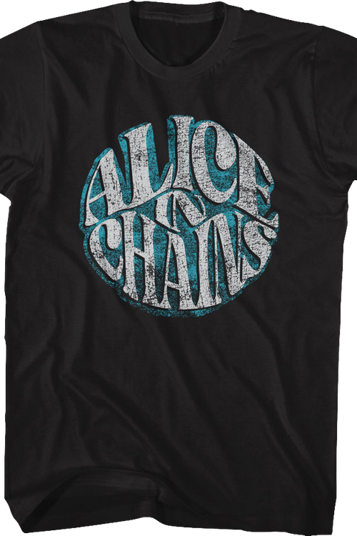 Distressed Logo Alice In Chains T-Shirt
