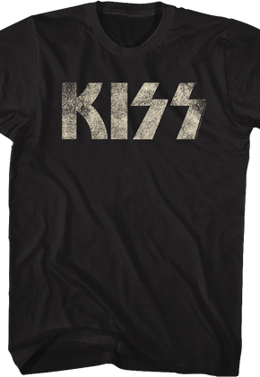 Distressed Logo KISS T-Shirt