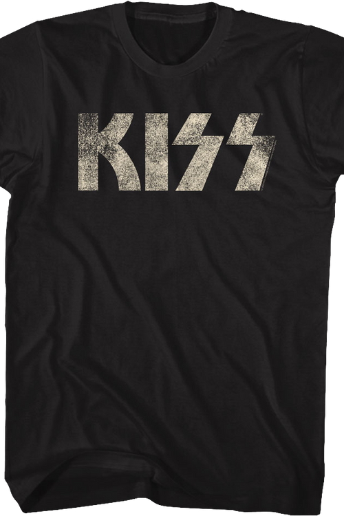 Distressed Logo KISS T-Shirt