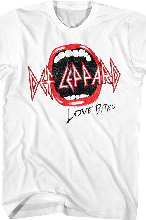 Distressed Love Bites Def Leppard T-Shirt