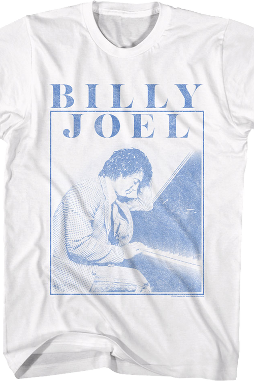 Distressed Piano Man Billy Joel T-Shirt