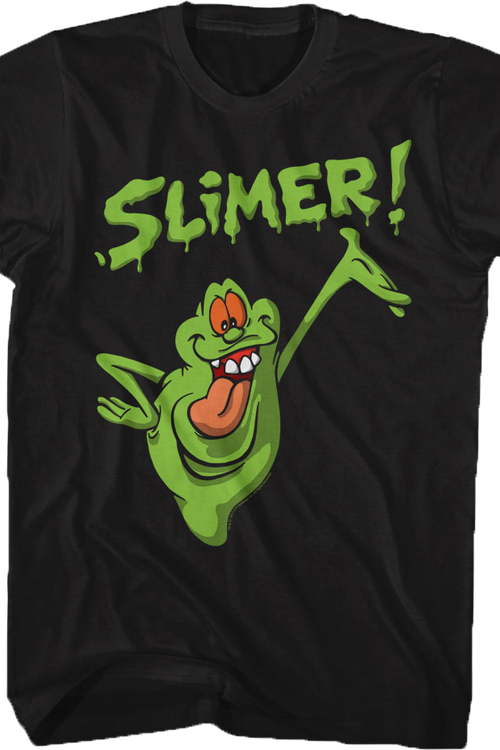 Distressed Slimer Real Ghostbusters T-Shirt