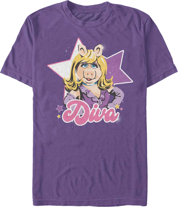 Diva Miss Piggy Muppets T-Shirt