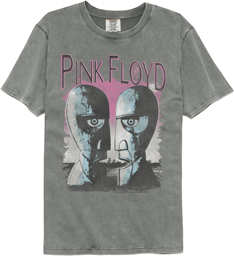 Division Bell Heads Pink Floyd Comfort Colors Brand T-Shirt