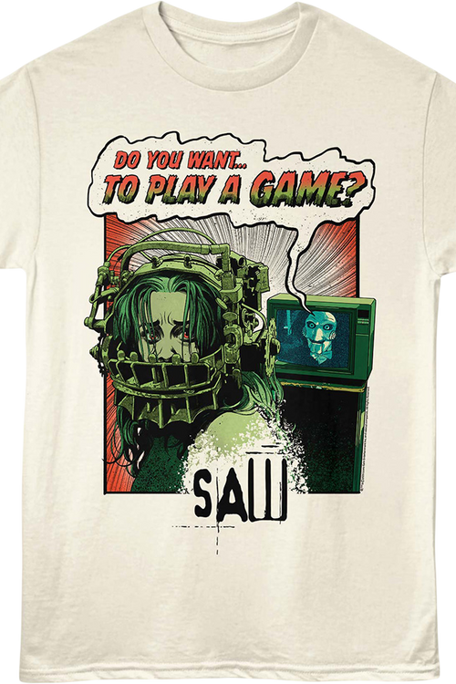 Do You Want To Play A Game Illustration Saw T-Shirt