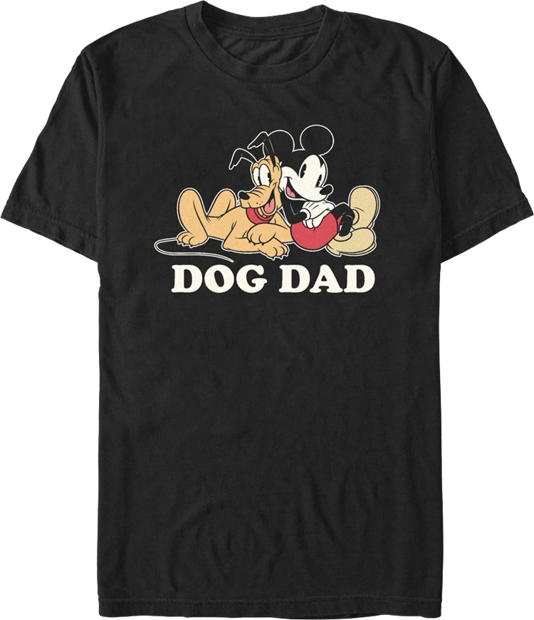 Dog Dad Mickey Mouse Disney T-Shirt