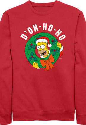 D'oh-Ho-Ho Simpsons Sweatshirt