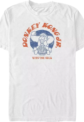 Donkey Kong Jr. Wins The Gold Nintendo T-Shirt