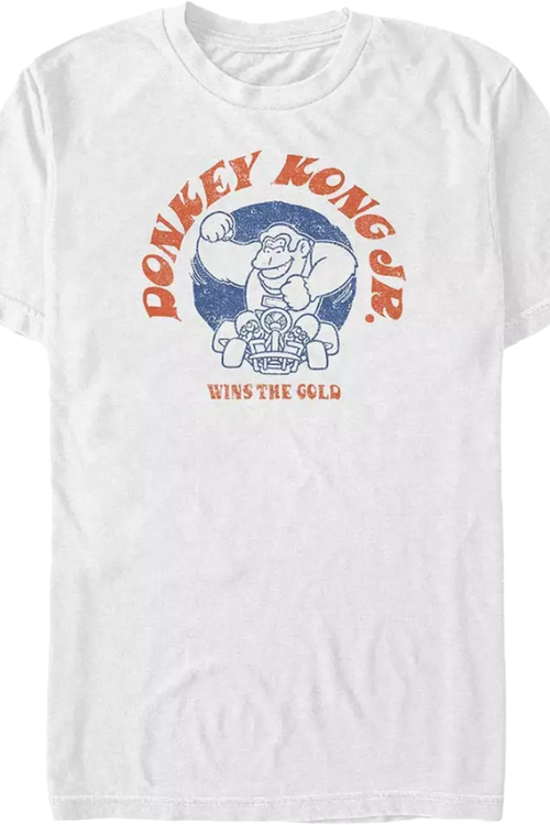 Donkey Kong Jr. Wins The Gold Nintendo T-Shirt