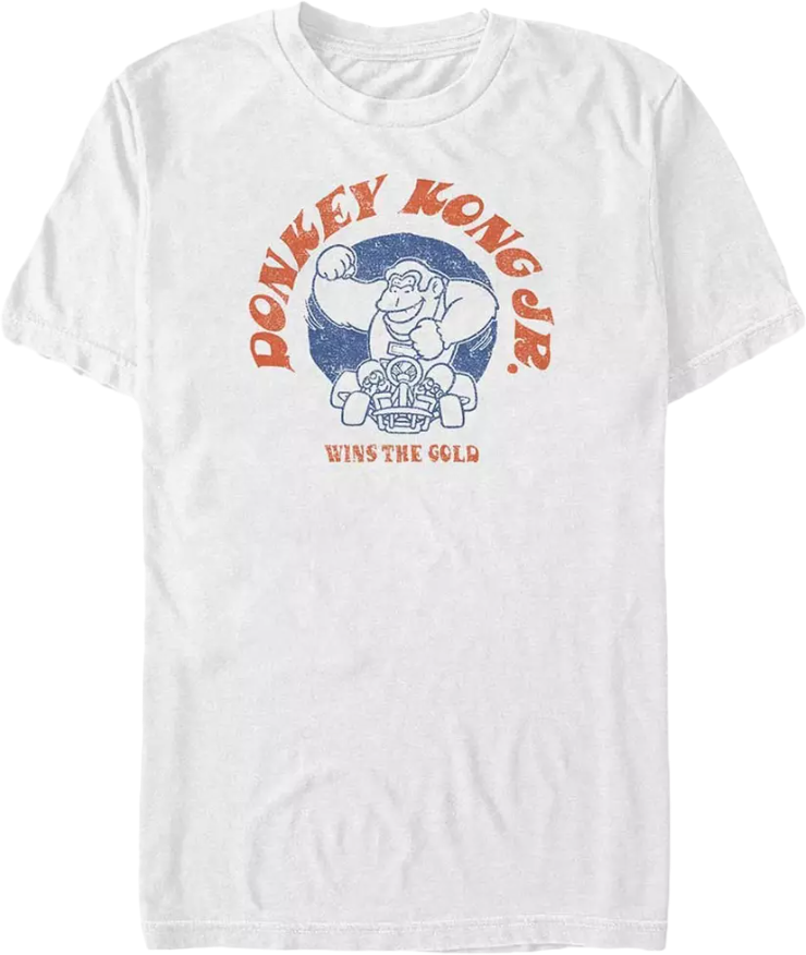 Donkey Kong Jr. Wins The Gold Nintendo T-Shirt