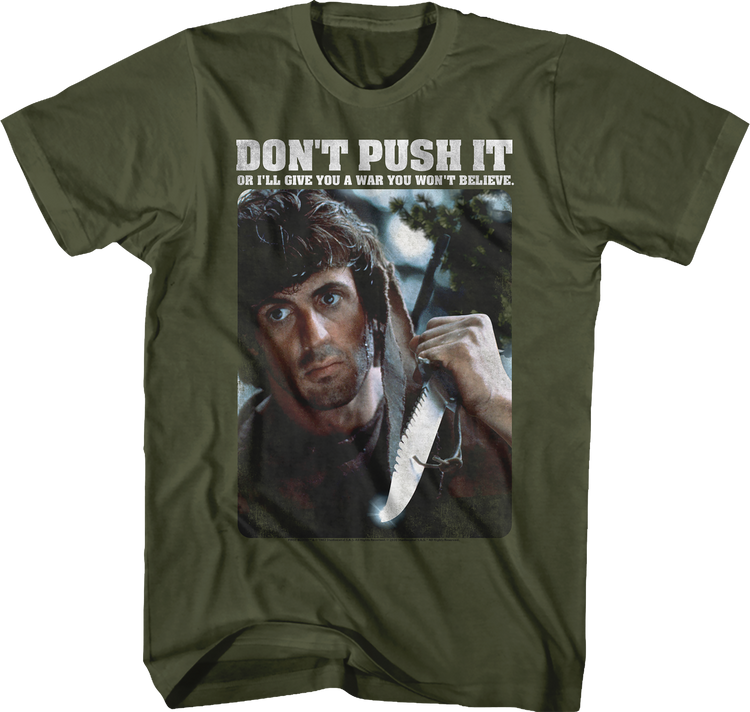 Don't Push It Rambo T-Shirt