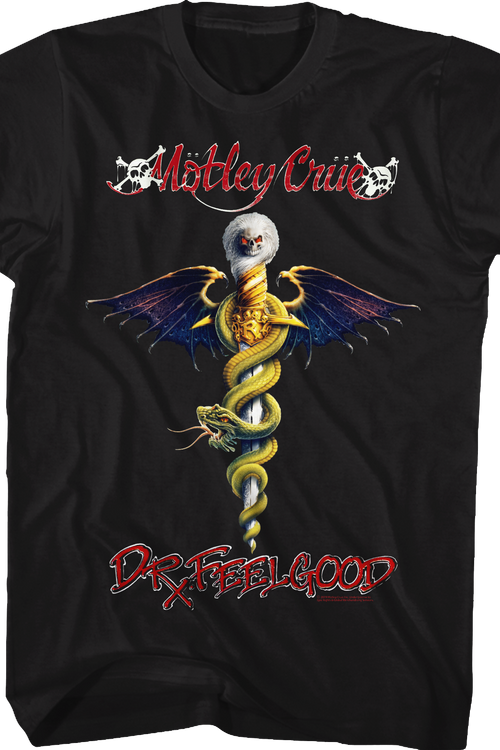 Dr. Feelgood Album Cover Motley Crue T-Shirt