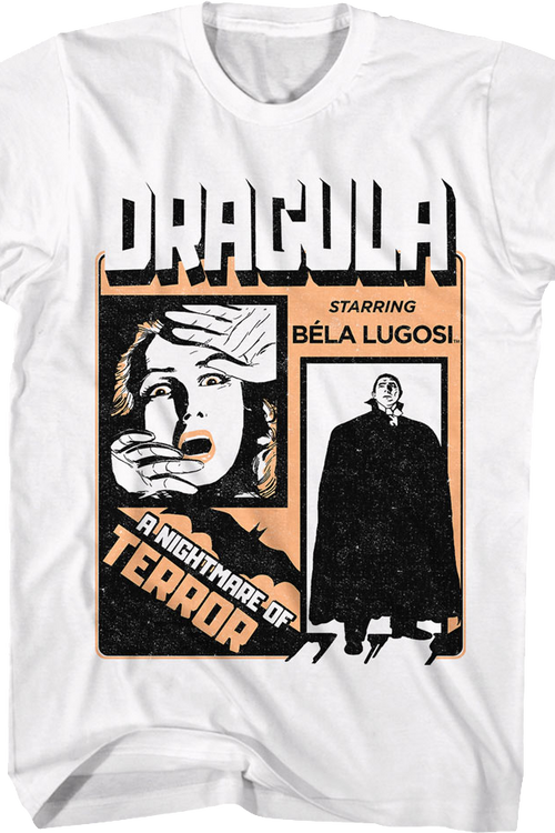 Dracula A Nightmare Of Terror Bela Lugosi T-Shirt
