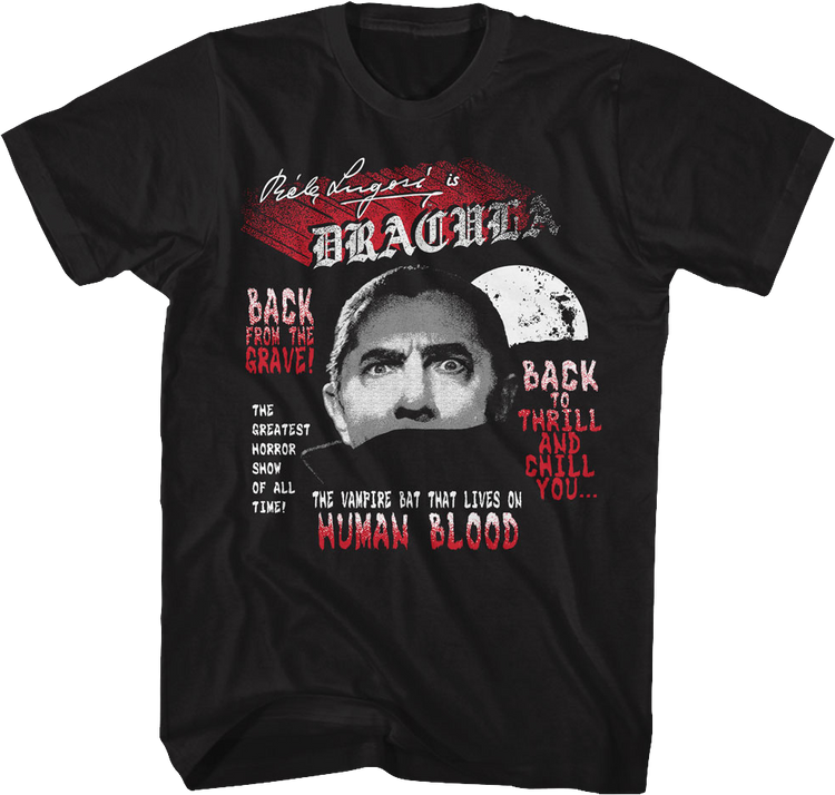 Dracula Back From The Grave Bela Lugosi T-Shirt