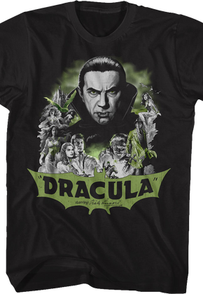 Dracula Collage Bela Lugosi T-Shirt