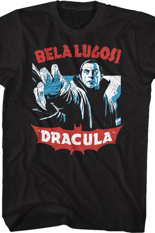 Dracula Illustration Bela Lugosi T-Shirt
