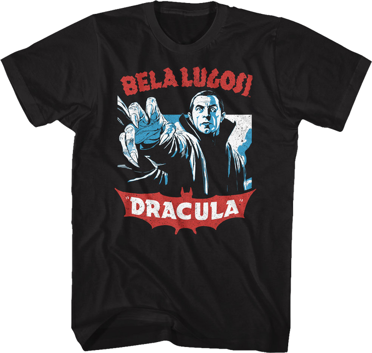 Dracula Illustration Bela Lugosi T-Shirt