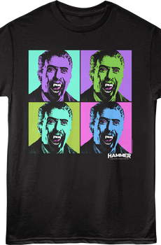 Dracula Pop Art Hammer Films T-Shirt