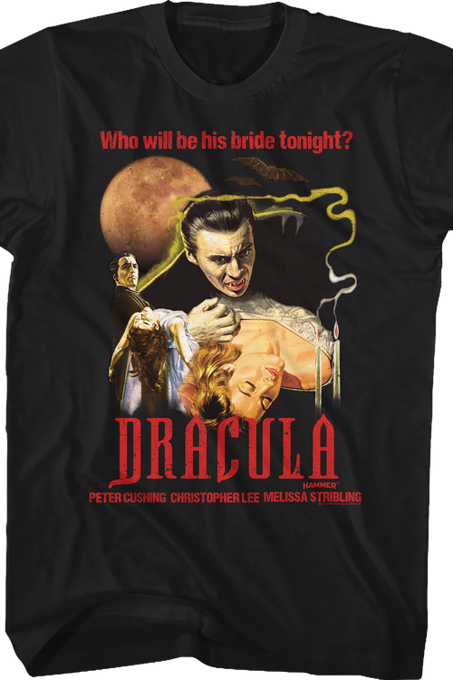 Dracula Poster Hammer Films T-Shirt