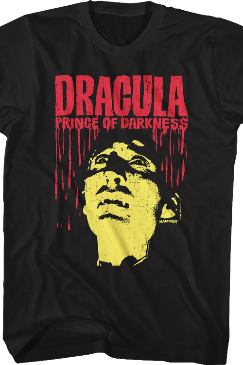 Dracula Prince Of Darkness Bloody Logo Hammer Films T-Shirt
