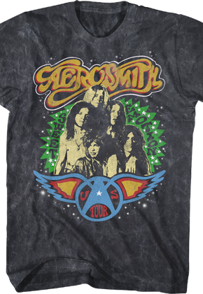 US Tour Aerosmith Mineral Wash T-Shirt