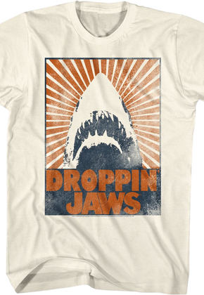 Droppin' Jaws Retro Poster Jaws T-Shirt