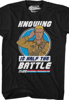 Duke Knowing Is Half The Battle GI Joe T-Shirt