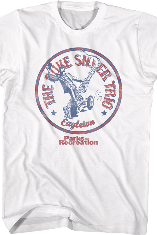 The Duke Silver Trio Logo Parks and Recreation T-Shirt