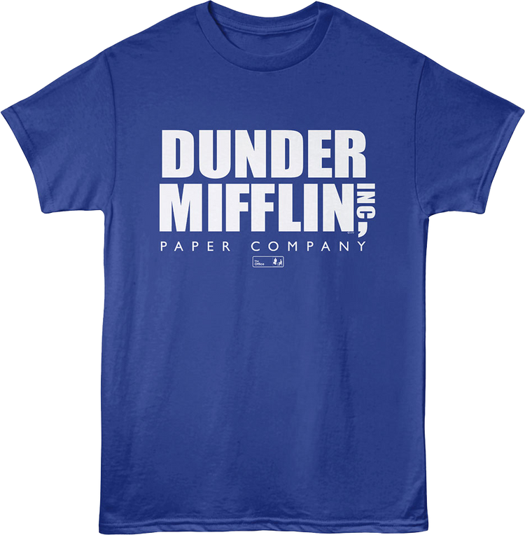 Dunder Mifflin Logo The Office T-Shirt