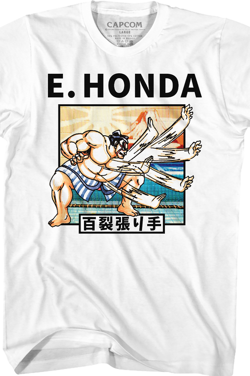 E. Honda Hundred Hand Slap Street Fighter T-Shirt